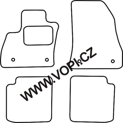 Autokoberce Fiat 500 L 10/2012 - Perfectfit (1370)